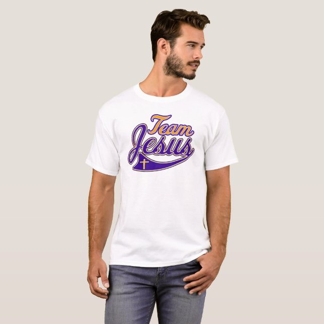 Customise Your Team Jesus Men's Shirt (Front Full)