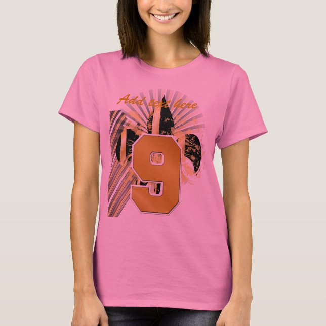 Customise your text, fleur de lis T-Shirt (Front)
