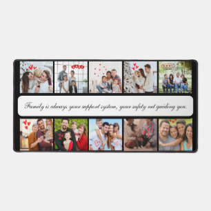 Customised 10 Photo Collage Desk Mat