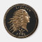 Customised 1793 Flowing Hair Penny Magnet