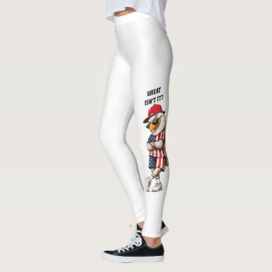Customised American Eagle Funny Patriotic Leggings