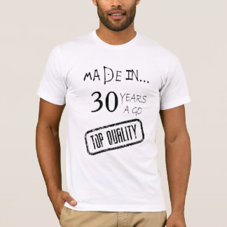 Customised anniversary t-shirt for all ages