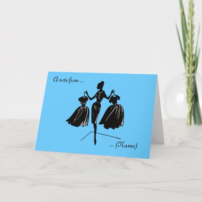 Customised Audrey Note Card (Front)