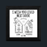 Customised Aunt Gift I Wish You Lived Next Door Gift Box<br><div class="desc">Looking for the perfect gift for your aunt who lives far away? Look no further than our customised aunt gift! This keepsake box is perfect for sending your aunt a heartfelt goodbye while reminding her of all the wonderful times you shared together. Our long distance gift is sure to make...</div>