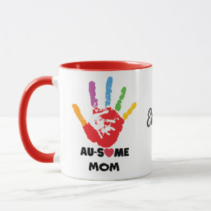 Customised Autistic Support for Any family Member Mug
