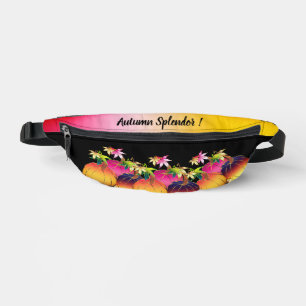 Customised Autumn Splendour Whimsical Pumpkin Bum Bags