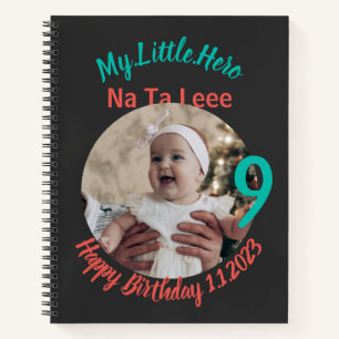 Customised Baby Birthday with Customised  Notebook