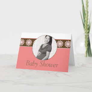 Customised Baby Shower Invitation Mummy Photo