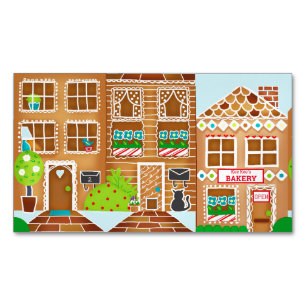 Customised Bakery Magnetic Business Card