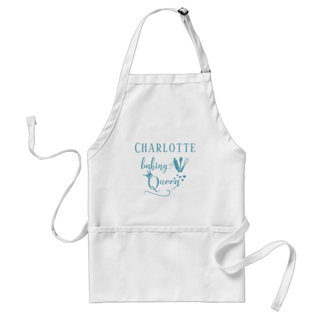 Customised Baking Queen Adult Apron (Front)
