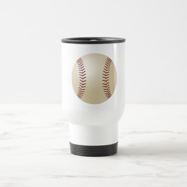 Customised Baseball Travel Mug (Center)