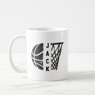 Customised Basketball with Your Name or Team Coffee Mug