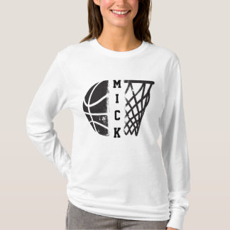 Customised Basketball with Your Name or Team T-Shirt
