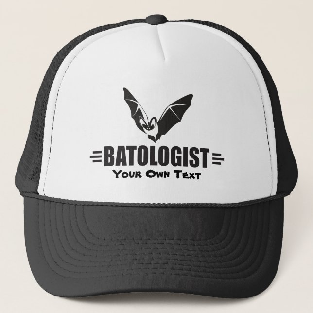 Customised Bat Trucker Hat (Front)