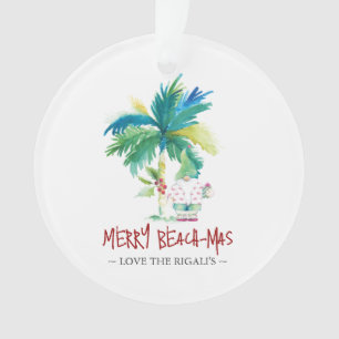 Customised Beach Christmas Ornaments