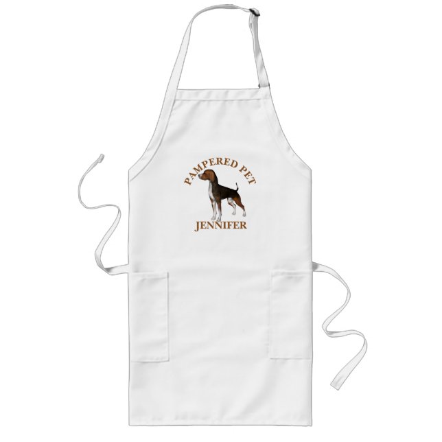 Customised Beagle Pet Groomer Apron (Front)