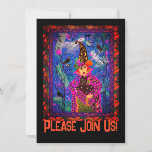 Customised Bewitching Spooky Halloween Night Invitation