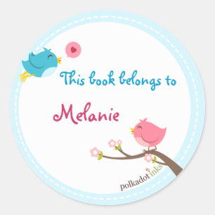 Customised Birdie Stickers Book