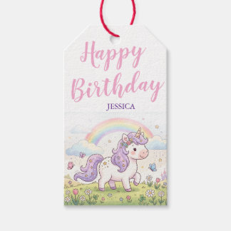 Customised birthday gift tags