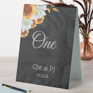 Customised Black Autumn Wedding