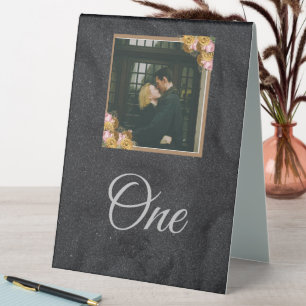 Customised Black Photo Elegant Wedding 