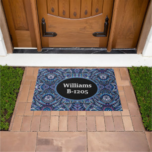 Customised Blue Haze Doormat