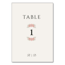 Customised Blush Garden Minimal Wedding Favour