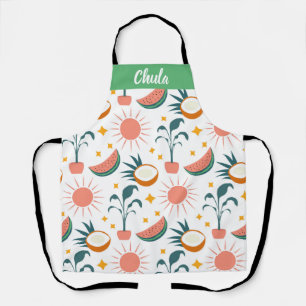 Customised Boho-Style Print All Over Apron