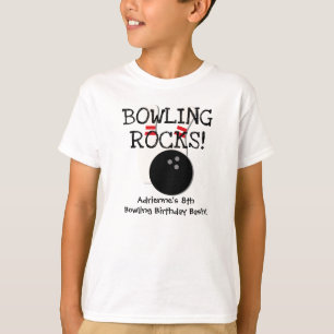 Customised Bowling Birthday T-shirt