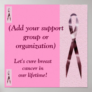 Customised Breast Cancer Awareness Poster