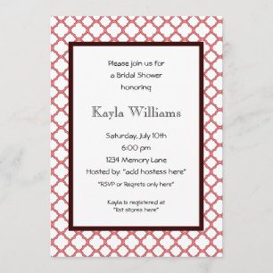 Customised Bridal Shower Invitation