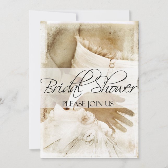 Customised Bridal Shower Invitation (Front)