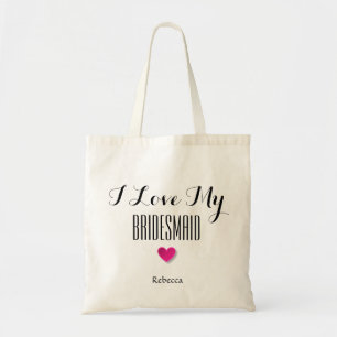 Customised Bridesmaid Tote Gift Bag