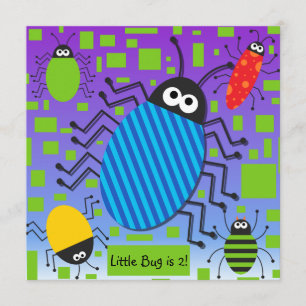 Customised Buggy Birthday Invitation