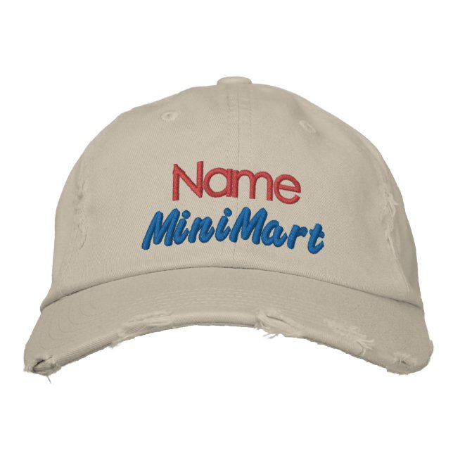 Customised Business   Embroidered Baseball Cap (Front)