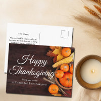 Customised Business Happy Thanksgiving Pumpkins