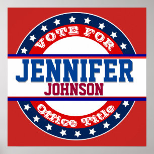 Customised Campaign Template Poster