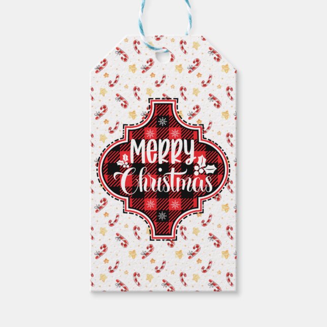 Customised Candy Wrapped Gift Tags (Front)