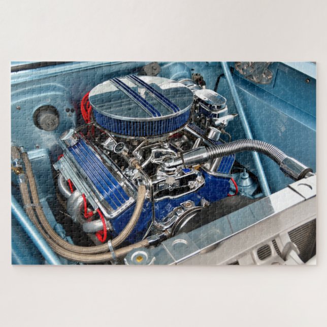 Customised Car Engine Jigsaw Puzzle (Horizontal)