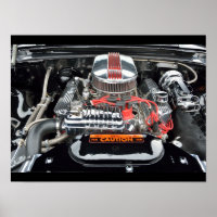 Customised Car Engine