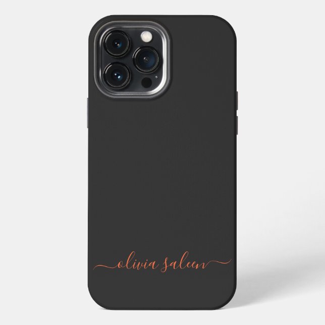 Customised Carrot and Nero personalised iPhone Case (Back)