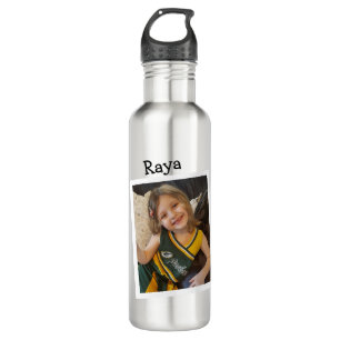 Customised Child's Photo and Name 710 Ml Water Bottle