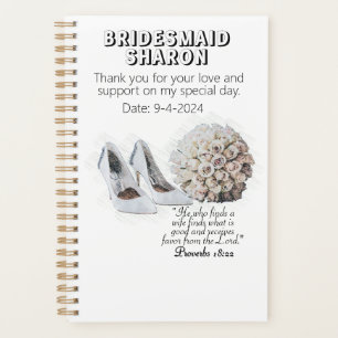 Customised Christian Faith Bridesmaid Gift Planner