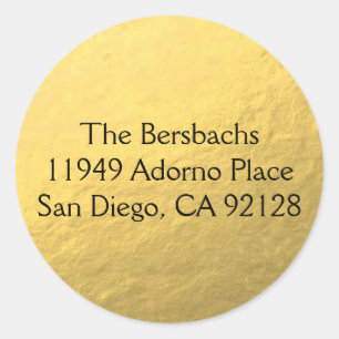 Customised Classic Round Sticker