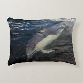 Customised Common Dolphin Swimming Underwater Decorative Cushion