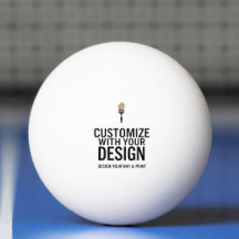Customised Company Branded Custom Personalised  Ping Pong Ball