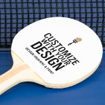 Customised Company Branded Custom Personalised  Ping Pong Paddle<br><div class="desc">Put your brand in play with this Customised Company Branded Ping Pong Paddle, featuring a blank design ready for your logo, slogan, or personalised message. Whether you’re hosting a corporate game night, sponsoring a sports event, or looking for a creative promotional giveaway, this paddle makes a memorable impact. Crafted for...</div>