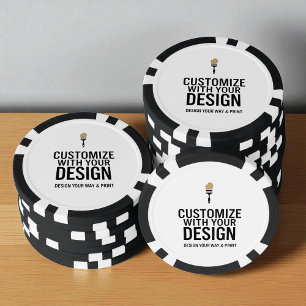 Customised Company Branded Custom Personalised Poker Chips