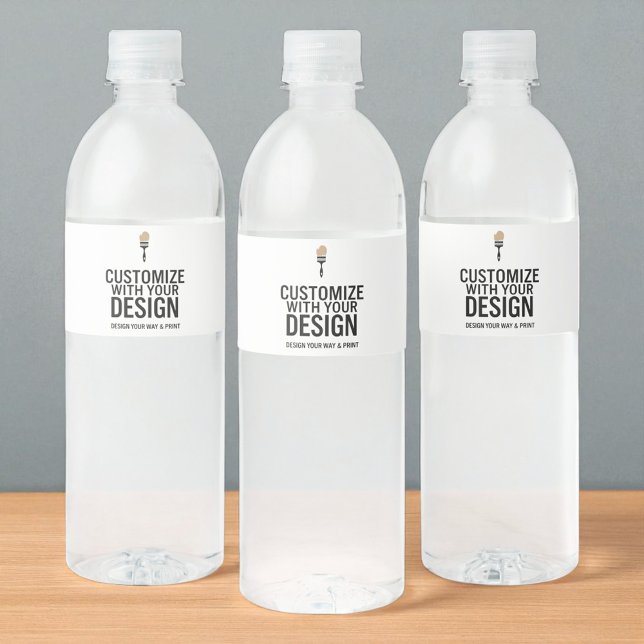 Customised Company Branded Custom Personalised  Water Bottle Label (Creator Uploaded)