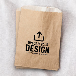 Customised Company Business Branded Kraft Paper Favour Bags